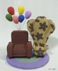 Carl And Ellie S Chairs And Air Balloons In Up Wedding Etsy In 2021 Disney Up Wedding Wedding Cake Toppers Engagement Decorations