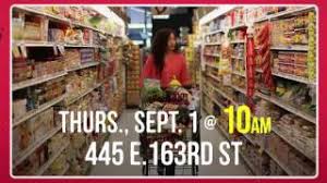 South bronx = soul food. Food Bazaar Bronx Grand Opening Eng Youtube