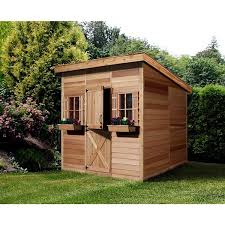 Zillow has 4 homes for sale in cedar falls ia matching storage shed. Cedarshed Studio9 Ft X 6 Ft Cedar Storage Shed St96 Reno Depot