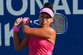Naomi Osaka competing at the Canadian Open in Toronto