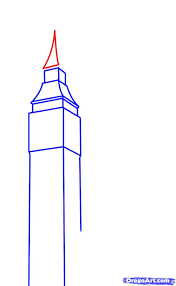 How To Draw Big Ben Step 8 Big Ben Drawings Draw