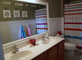 Inspired by kate spade, the bathroom features a stylish black and white vanity with a smooth, white countertop and golden faucet. 20 Spectacular Boys Bathroom Ideas That Ll Inspire You