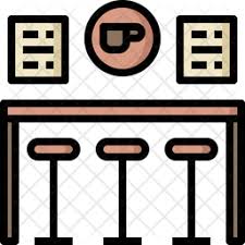Download Free Coffee Bar Colored Outline Icon Available In Svg Png Eps Ai Icon Fonts