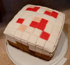 Minecraft Cake Irl Ftw Minecraft Cake Cake Minecraft Cake Tutorial