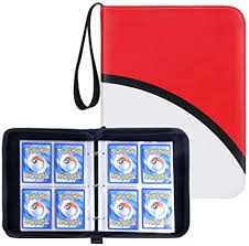 Get it as soon as thu, apr 22. Amazon Com Carrying Case Binder Fit For Pokemon Cards Trading Card Binder Holds Up To 400 Standard Size Cards Famard Card Sleeves With 50 Premium 4 Pocket Pages Toys Games