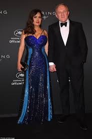 Salma hayek pinault (/ ˈ h aɪ ɛ k /; Cannes Film Festival 2021 Salma Hayek Puts On A Busty Display In Blue Sequin Gown Geeky Craze