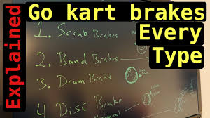 Go Kart Brakes Explained Scrub Band Drum And Disc Youtube