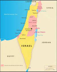 There are a few maps people reference often when discussing. Israel Palestine