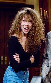 21 Curly Bangs Hairstyle Ideas As Seen On Celebrities Curly Hair Photos Hair Styles Mariah Carey Hair