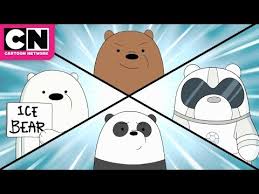 How to draw a cute baby bear. We Bare Bears Baby Bear Rangers Cartoon Network Safe Videos For Kids
