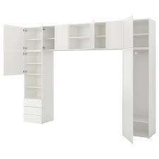 Platsa Armoire Penderie Blanc Fonnes Sannidal 340x42x241 Cm En 2020 Armoire Penderie Penderie Amenagement Petite Chambre
