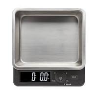 22lb Kitchen Scale with Stainless Steel Storage Container & Lid