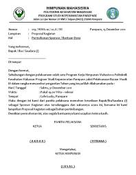 25 Contoh Surat Permohonan Dana Dan Bantuan Contoh Surat