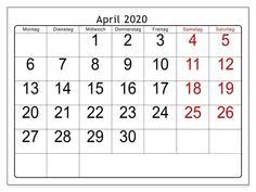 This calendar allows you to print the full year on one page, the template is available in image, pdf and. 20 Kalender April 2020 Ideas Calendar Printables Printable Calendar Calendar Template