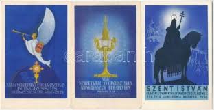 Között ismét budapesten rendezik meg a nemzetközi eucharisztikus kongresszust. 1938 Budapest Xxxiv Nemzetkozi Eucharisztikus Kongresszus 3 Db Darabanth Auctions Co Ltd