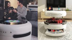 High Tech Coffee Table Home Cinema Installation