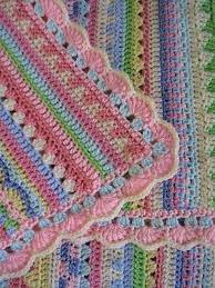 Tinasallsorts Stripey Blanket Crochet Edging Crochet Blanket Patterns Crochet Throw
