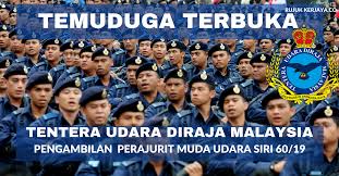 Pasukan ini ditugaskan untuk mempertahankan ruang udara malaysia dan dilengkapkan dengan for faster navigation, this iframe is preloading the wikiwand page for tentera udara diraja malaysia. Temuduga Terbuka Tentera Udara Diraja Malaysia Kini Di Buka