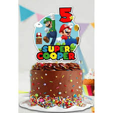 4 tiered super mario cake. Super Mario Cake Topper Shopee Philippines