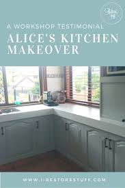 This is the day 1 of her makeover, as well as my son. Alice S Fusion Mineral Paint Kitchen Cabinet Transformation I Restore Stuff