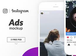 Download Instagram Ads Mockup Free Psd Free Psd Ui Download