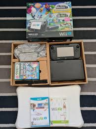 Also includes wii console, one official controller, nunchuk and all necessary leads etc. Nintendo Wii U Console With Wii Fit Board Bundle Video Gaming Video Games Nintendo On Carousell