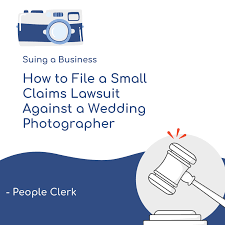 If your claim is greater than this amount, then you have two choices. How To Sue A Wedding Photographer In Small Claims Court