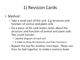 Take a sneak peak at the movies coming out this week (8/12) we agree with p!nk: What Does The Word Revision Mean To You 1 Revision Cards Method Take A Small Part Of The Unit E G Structure And Function Of Animal And Plant Cells Ppt Download