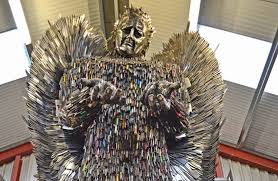 Knives out is a modern take on the murder mystery genre that looks at a dysfunctional family to comment on contemporary america. The Knife Angel A Sculpture Made Of 100 000 Knives Confiscated By The Police