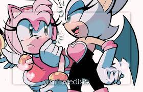 Amy rose and rouge