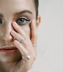 Invers Ring, Gold l White