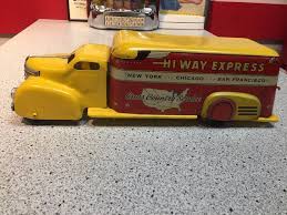 Vintage 1930 S Marx Toys Pressed Tin Litho Plymouth Hi Way Express Box Truck Ebay In 2021 Toys Pressed Steel Toy Toy Trucks