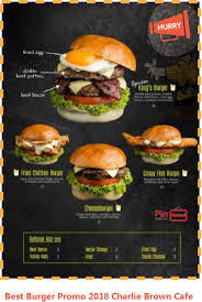 Singapore Best Burger Promotion 2018 At Charlie Brown Cafe Cineleisure Orchard Mall Now Check Out Over 70 Food And Beverage Halal Certified Cardapio Paletes