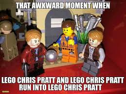 This Guy Is Everywhere Chrispratt Lego Memes Funny Memes Chris Pratt