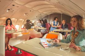 Precedent 747 Interior Puteshestvie Vozdushnym Transportom Styuardessa Aviaciya