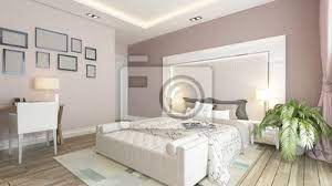 Rosa schlafzimmer skandinavisches wohnzimmer schlafzimmer inspiration wohnzimmer ideen schlafzimmer einrichten einrichten und wohnen innenarchitektur haus dekoration inneneinrichtung. Ein 3d Rendering Der Modernen Schlafzimmer Mit Rosa Wand Fototapete Fototapeten Appartment Innenraume Bettwasche Myloview De