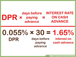 Monthly payment is at least the minimum payment due, which is calculated as the higher of $35 or 2% of the balance. How To Calculate Cash Advance Interest On A Credit Card Credit Walls