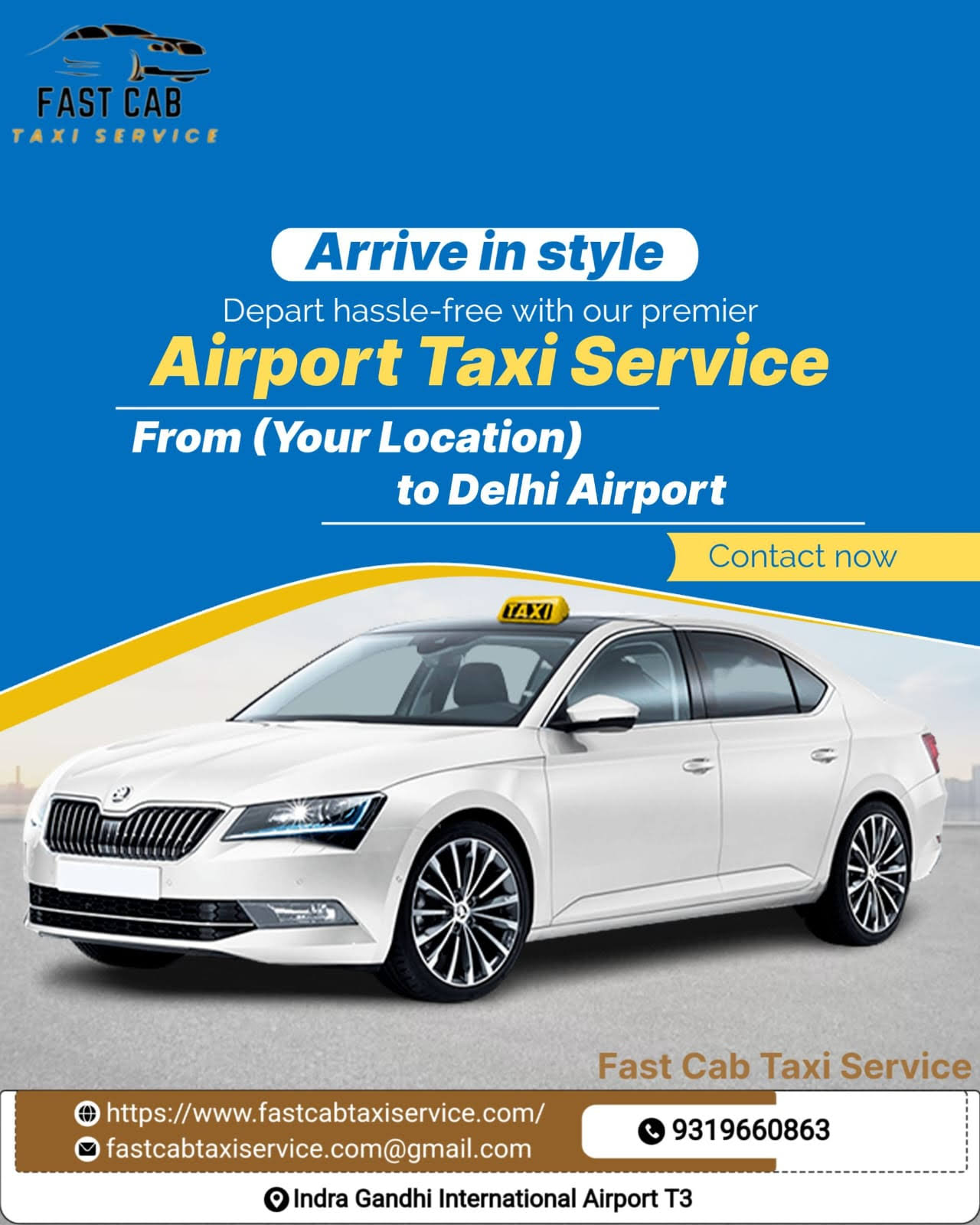 Cab service in delhi airport product image
