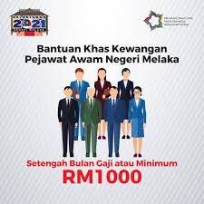 Menggalakkan inovasi, penyelidikan dan pembangunan tamadun. Bantuan Khas Setengah Bulan Gaji Buat Penjawat Awam Melaka