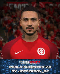 Los momentos complicados se afrontan con fe y mentalidad ganadora! Pes 2017 Faces Paolo Guerrero By Faceeditor Jefferson Sf Pes 6 Edit Brasil