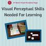 What are the 7 visual perceptual skills from www.ot-mom-learning-activities.com
