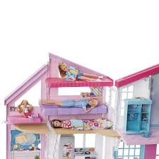 Esta gran casa de muñecas con tres pisos y muchos detalles que dan pie a imaginar muchos juegos. Barbie Casa Malibu