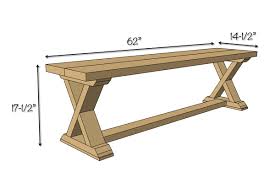 The wee compartments keep small items and tools close at hand. Diy X Brace Bench Free Easy Plans Rogue Engineer