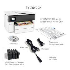 How to install hp officejet pro 7720 driver: Hp Officejet Pro 7740 Wide Format All In One Printer Micro Center