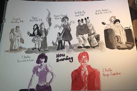 There are 9 different dr. Testing Inks For Inktober Airport Terminal Morbid Smile