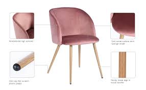 Eggree accent desk chair with modern retro design,it's a great accent piece to your office, conference, home, reception area,vanity area,etc. Eggree Velvet Chairs Accent Chairs With Metal Chair Legs Velvet Chair X 2 Blue Chairs Home Kitchen