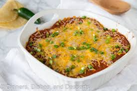 Use green enchilada sauce instead of red. Stacked Chicken Enchiladas Dinners Dishes And Desserts