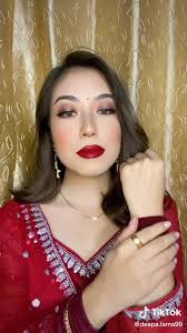 Teej makeup look ❤️✨by our Head Assistant Deepa Lama