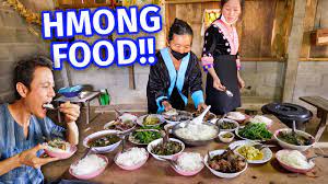 I roast my own rice and grind it into a powder in a coffee grinder i use only for grinding spices. Ultimate Hmong Hill Tribe Food Green Taro Stems Roasted Duck At Shaman S House Youtube