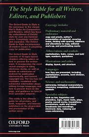 The Oxford Guide to Style